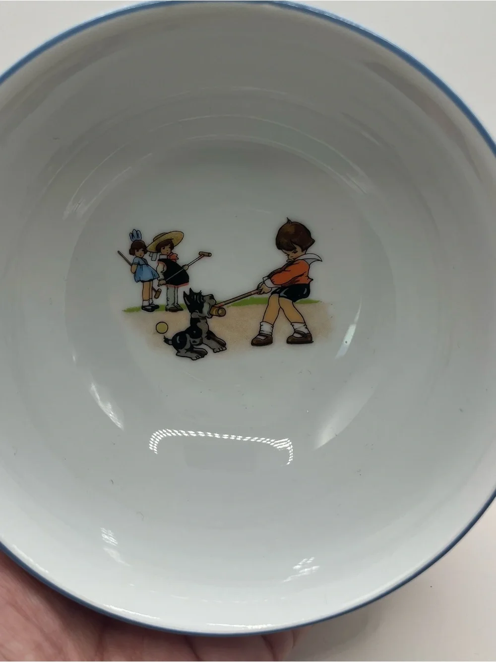 Vintage Pier 1 Ceramic Child's Dish Set Germany Cup Saucer